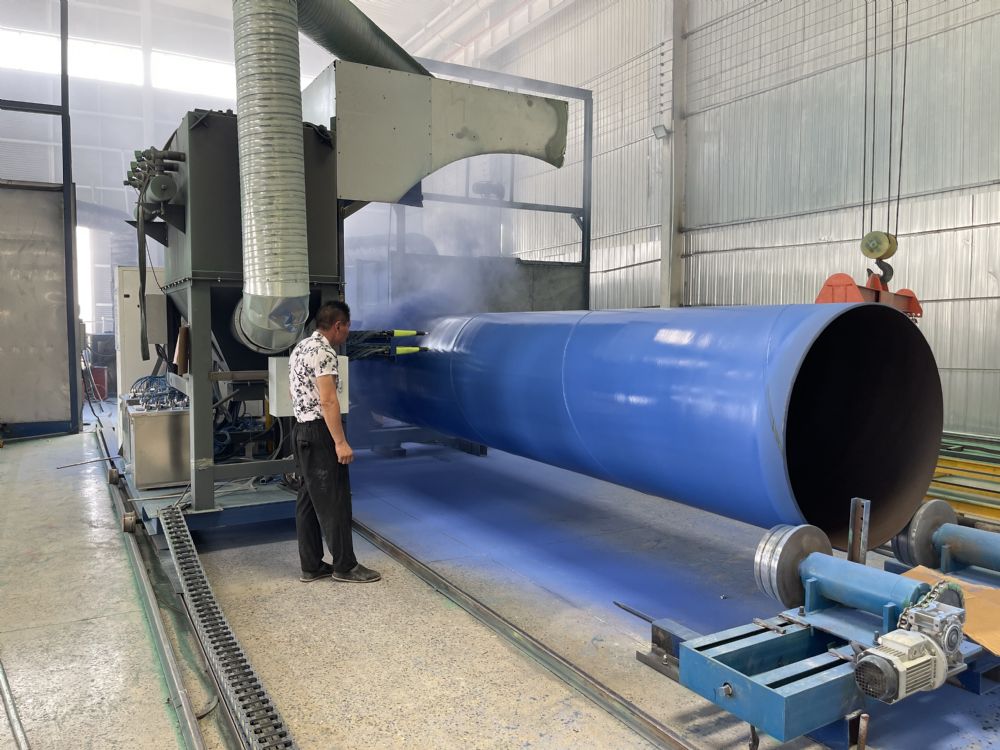 涂塑鋼管噴涂生產(chǎn)線 涂塑鋼管噴涂生產(chǎn)線